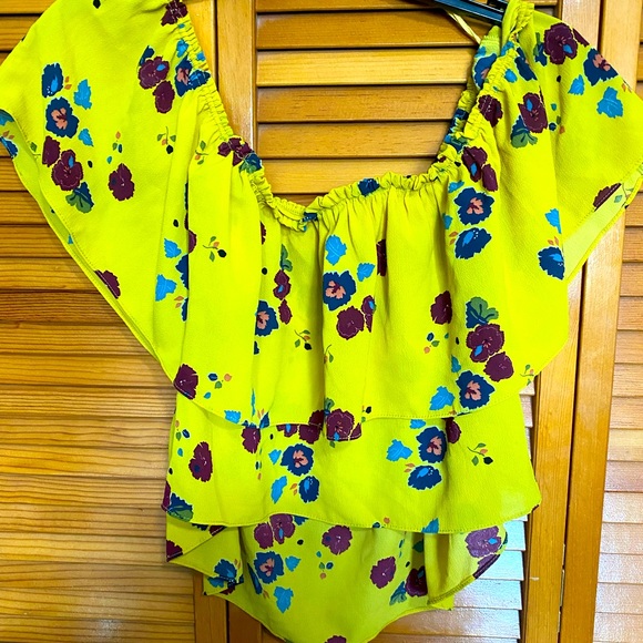 Zara Trafaluc Collection Off the Shoulder Top Crop Top XSmall - Picture 4 of 4